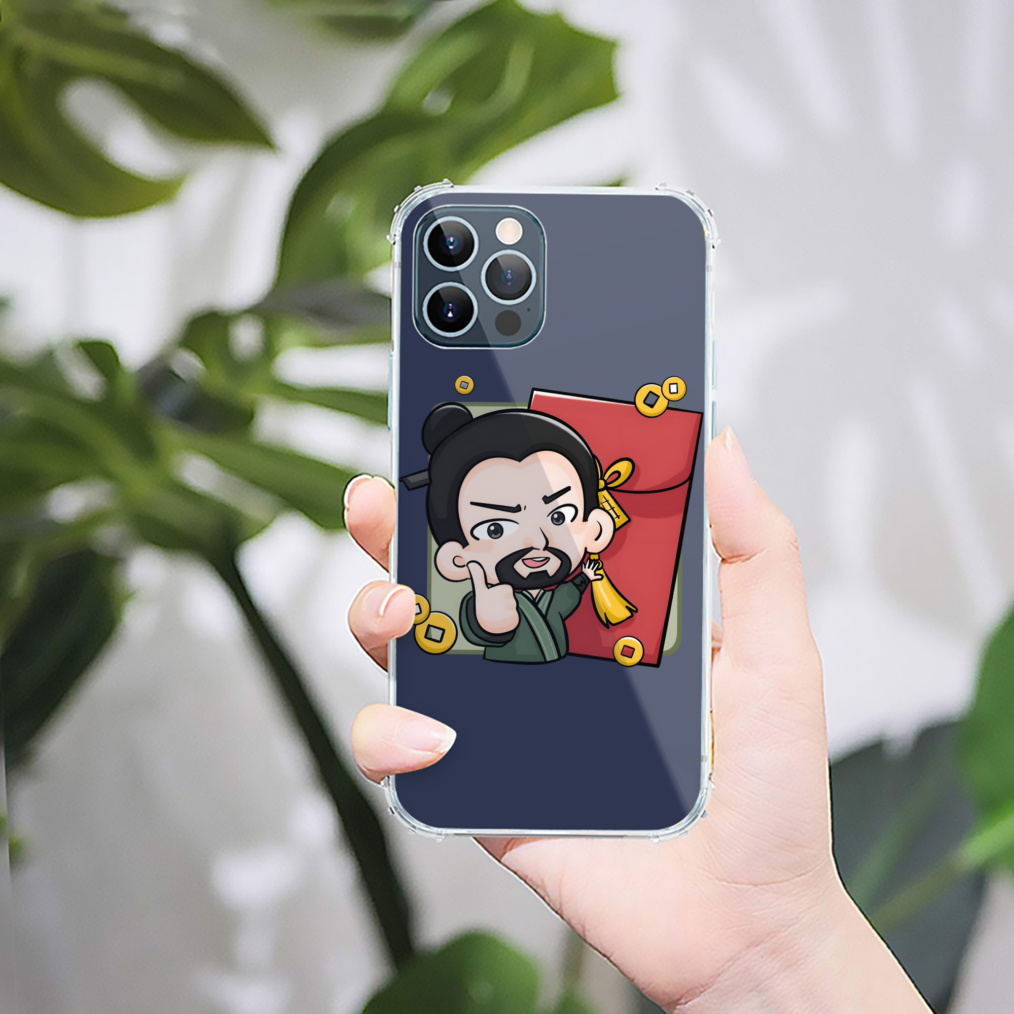 （画像用） Ne Zha 2 ナタ 魔童の大暴れ 【iPhone 12シリーズ対応】透明スマホケース（クリアソフトケース）